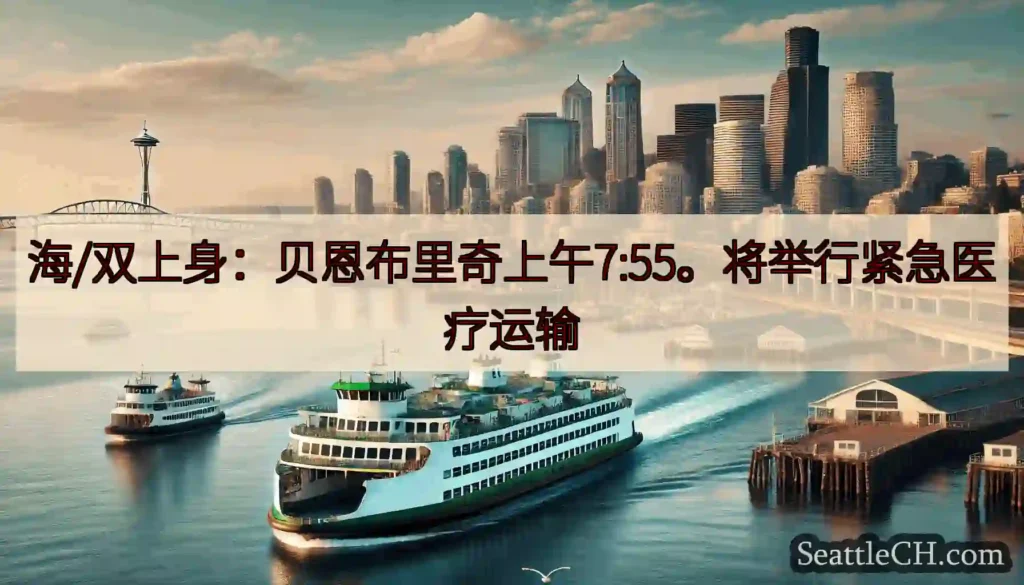 海/双上身：贝恩布里奇上午7:55。将举行紧急医疗运输
