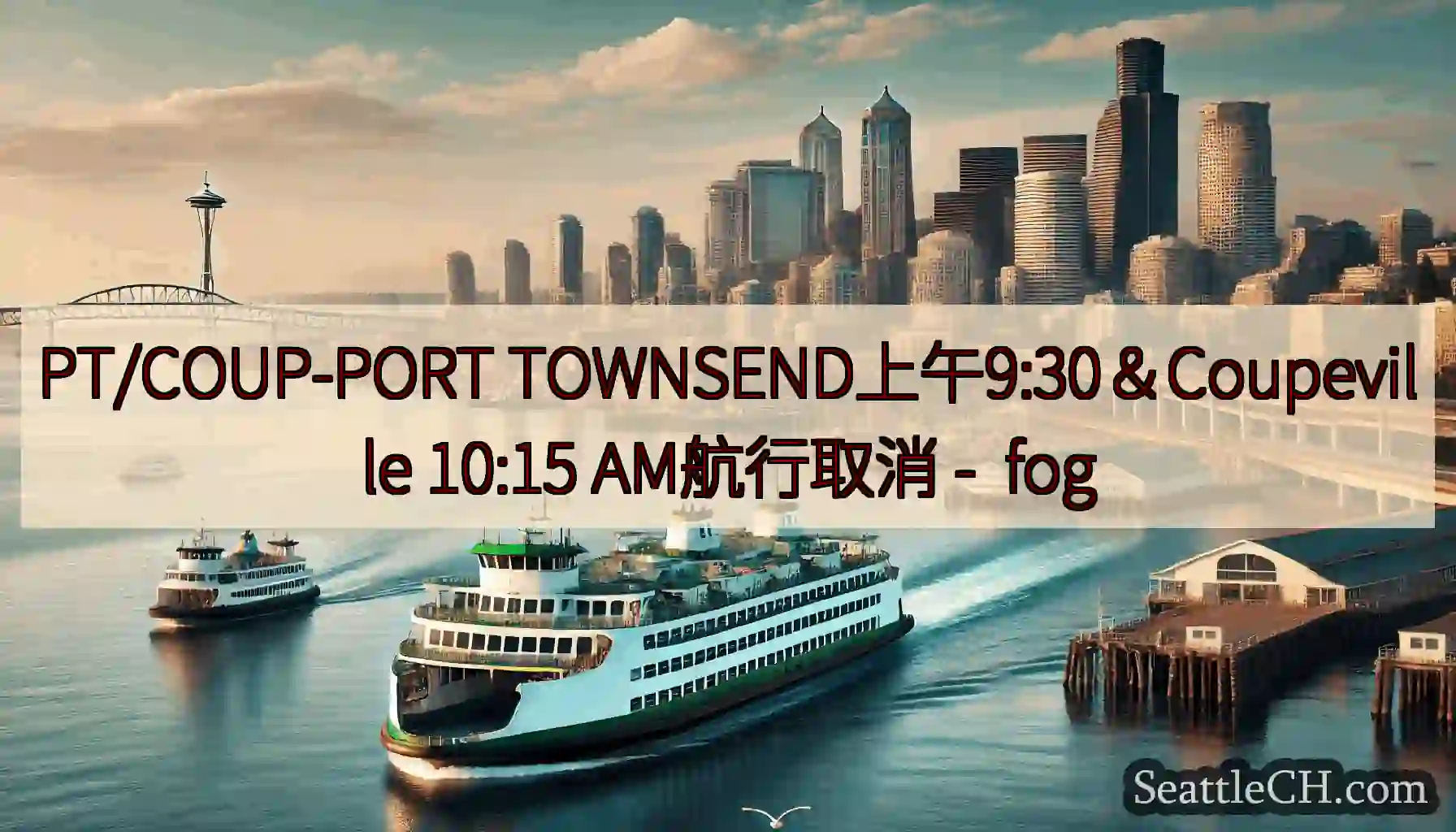 PT/COUP-PORT TOWNSEND上午9:30＆Coupeville 10:15