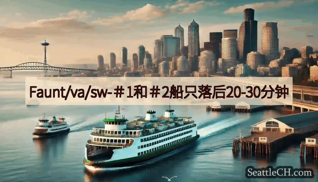 Faunt/va/sw-＃1和＃2船只落后20-30分钟https://wsdot.com/ferr