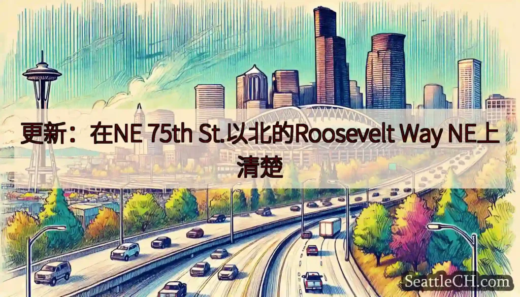 更新：在NE 75th St.以北的Roosevelt Way NE上清楚