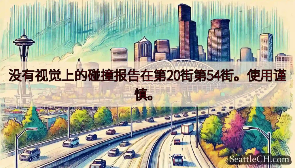 没有视觉上的碰撞报告在第20街第54街。使用谨慎。
