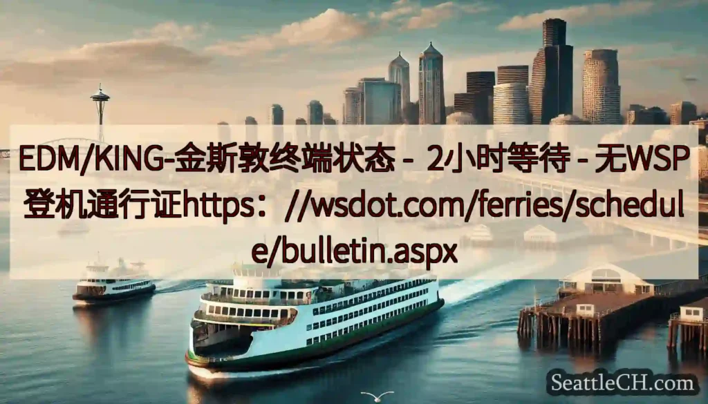 EDM/KING-金斯敦终端状态 - 2小时等待 -