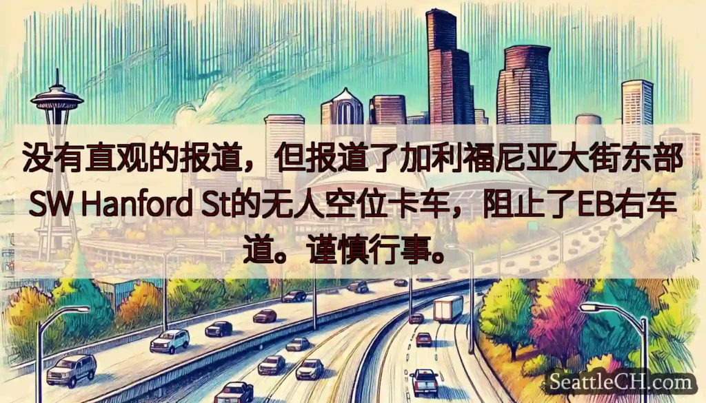 没有直观的报道，但报道了加利福尼亚大街东部SW Hanford