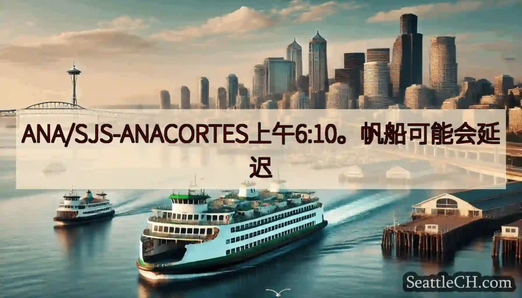 ANA/SJS-ANACORTES上午6:10。帆船可能会延迟https://wsdot.com/f