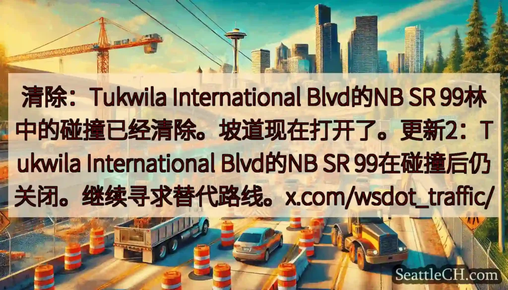 清除：Tukwila International Blvd的NB SR