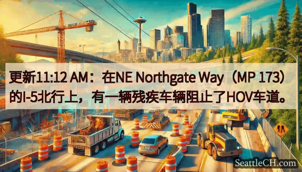 更新11:12 AM：在NE Northgate Way（MP