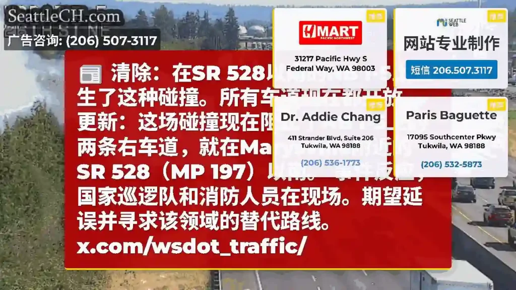清除：在SR 528以南的NB