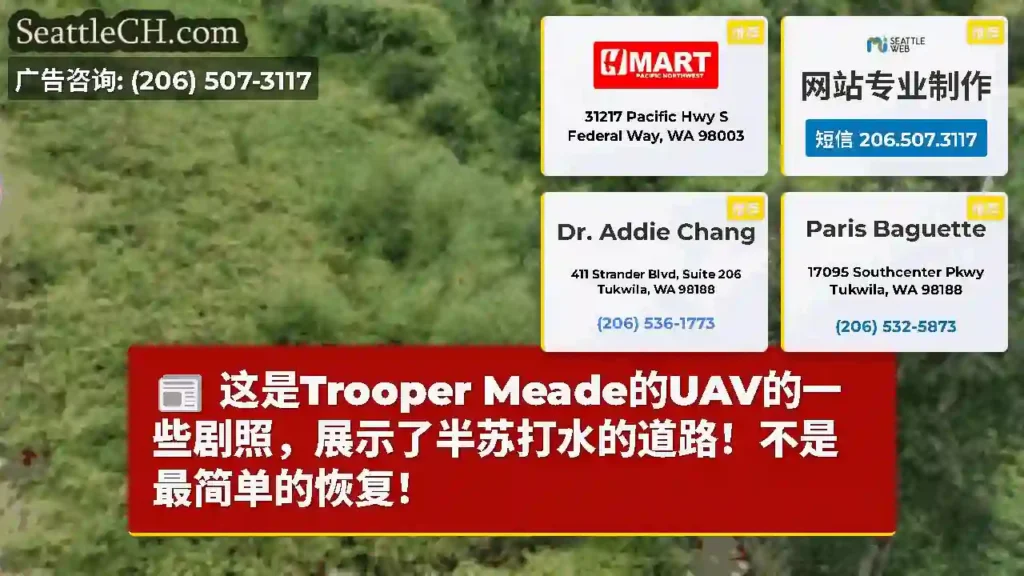 这是Trooper Meade的UAV的一些剧照，展示了半苏打水的道路！不是最简单的恢复！