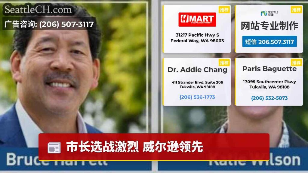 市长选战激烈 威尔逊领先