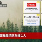 西雅图消防车撞亡人
