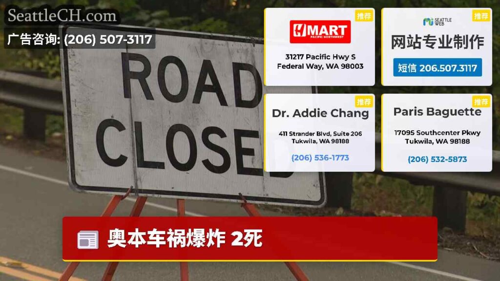 奥本车祸爆炸 2死