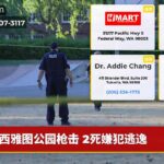 西雅图公园枪击 2死嫌犯逃逸