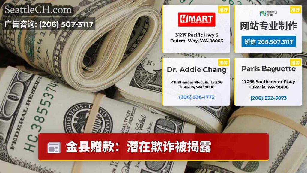 金县赠款：潜在欺诈被揭露