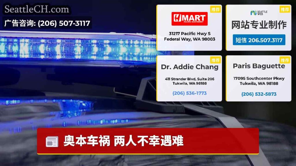 奥本车祸 两人不幸遇难
