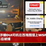 涉嫌DUI司机在西雅图撞上WSP巡逻车后被捕