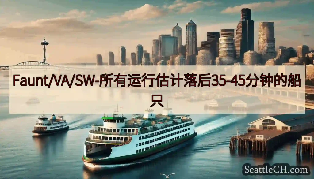 Faunt/VA/SW-所有运行估计落后35-45分钟的船只https://wsdot.com/fe