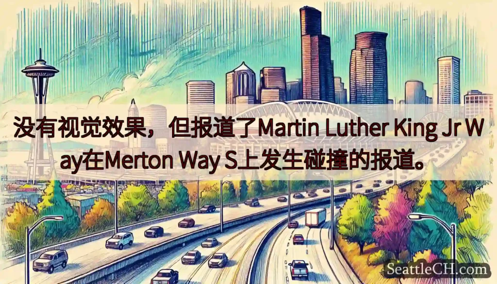 没有视觉效果，但报道了Martin Luther King Jr Way在Merton Way