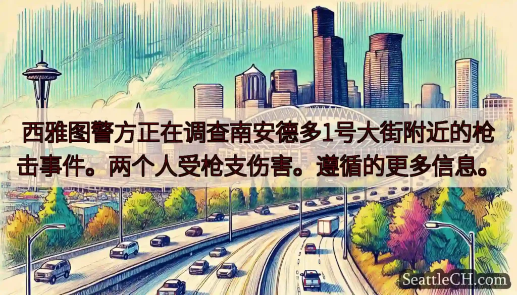 西雅图警方正在调查南安德多1号大街附近的枪击事件。两个人受枪支伤害。遵循的更多信息。