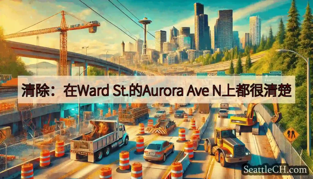清除：在Ward St.的Aurora Ave N上都很清楚