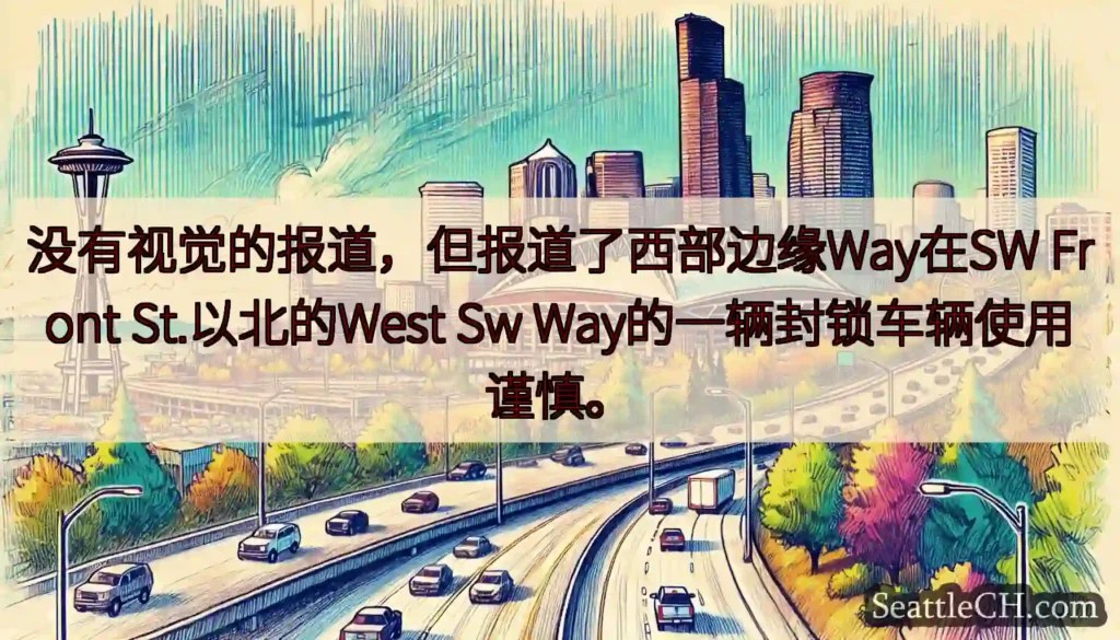 没有视觉的报道，但报道了西部边缘Way在SW Front St.以北的West Sw