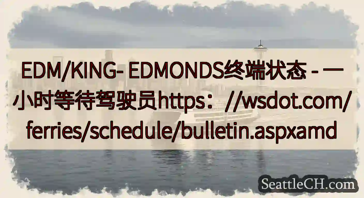 EDM/KING- EDMONDS终端状态 -