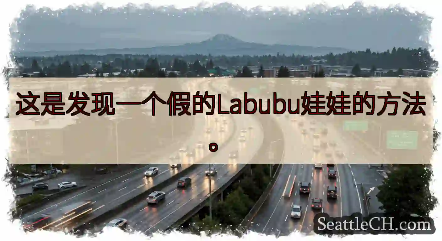 这是发现一个假的Labubu娃娃的方法。