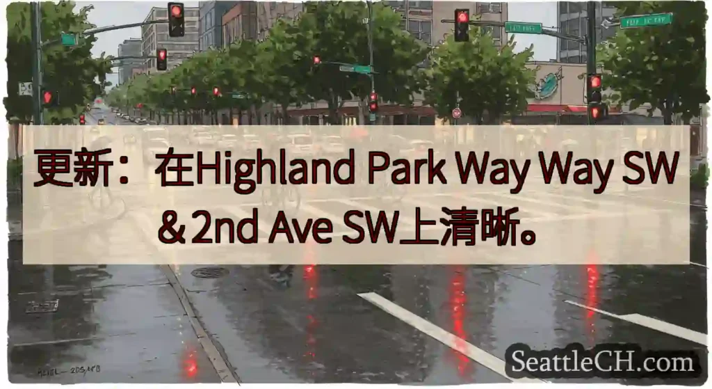 更新：在Highland Park Way Way SW＆2nd Ave SW上清晰。