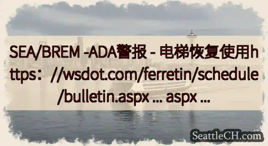SEA/BREM -ADA警报 -