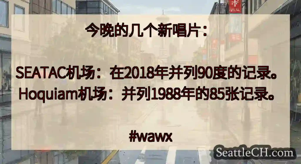 今晚的几个新唱片：