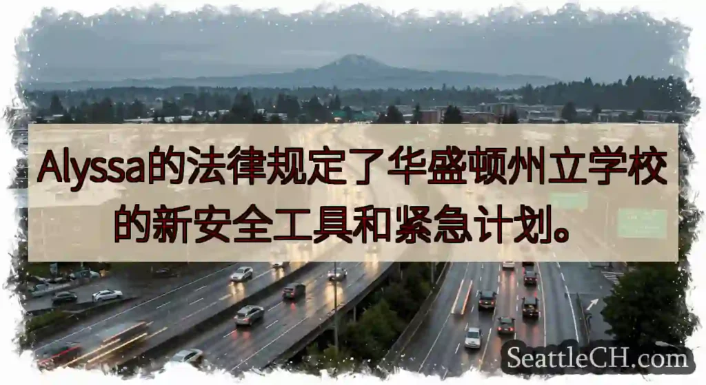Alyssa的法律规定了华盛顿州立学校的新安全工具和紧急计划。