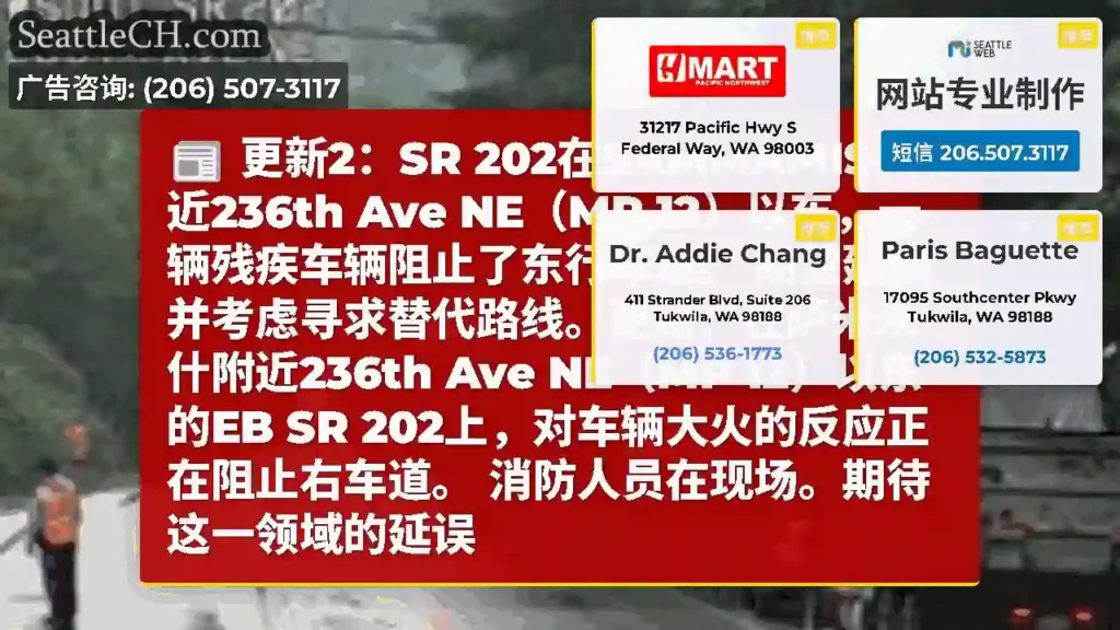 更新2：SR 202在SAMMAMISH附近236th Ave NE（MP