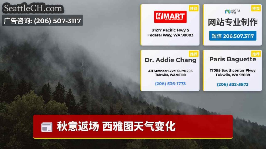 秋意返场 西雅图天气变化