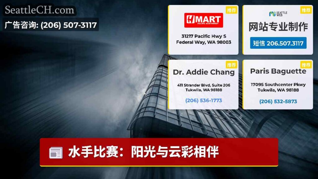 水手比赛：阳光与云彩相伴