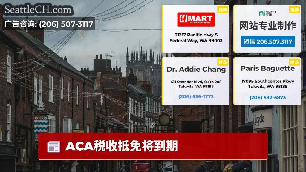 ACA税收抵免将到期