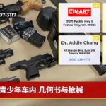 青少年车内 几何书与枪械