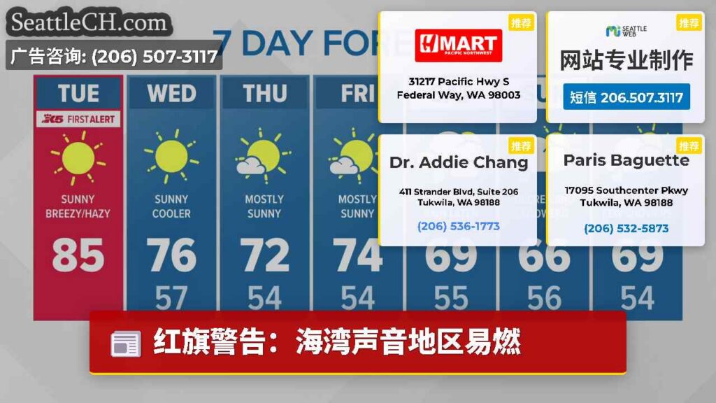 红旗警告：海湾声音地区易燃