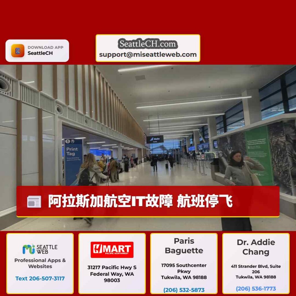 阿拉斯加航空IT故障 航班停飞