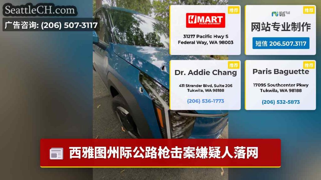 西雅图州际公路枪击案嫌疑人落网