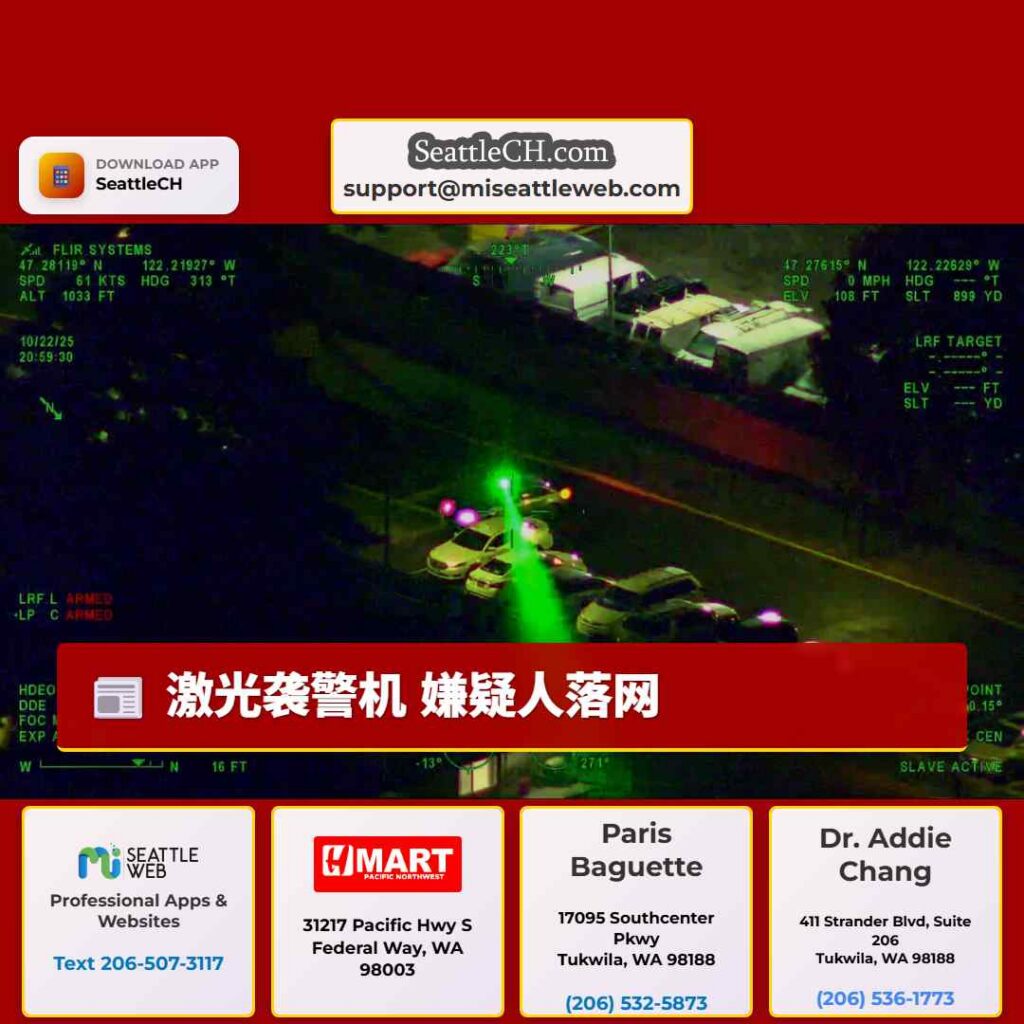 激光袭警机 嫌疑人落网