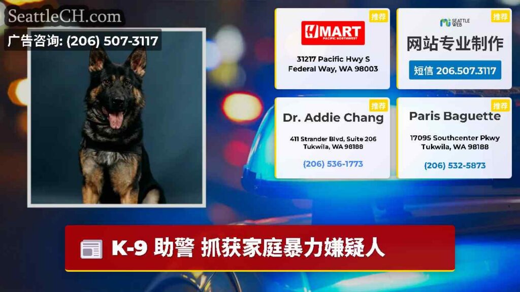 K-9 助警 抓获家庭暴力嫌疑人