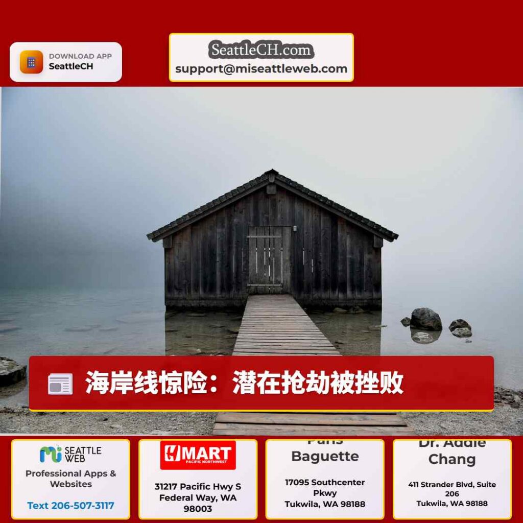 海岸线惊险:潜在抢劫被挫败