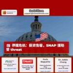 停摆危机：薪资告罄，SNAP 援助受 threat