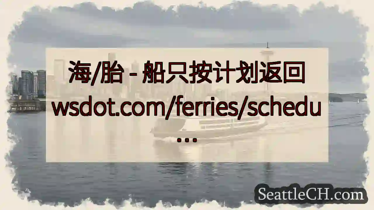 海/胎 - 船只按计划返回
