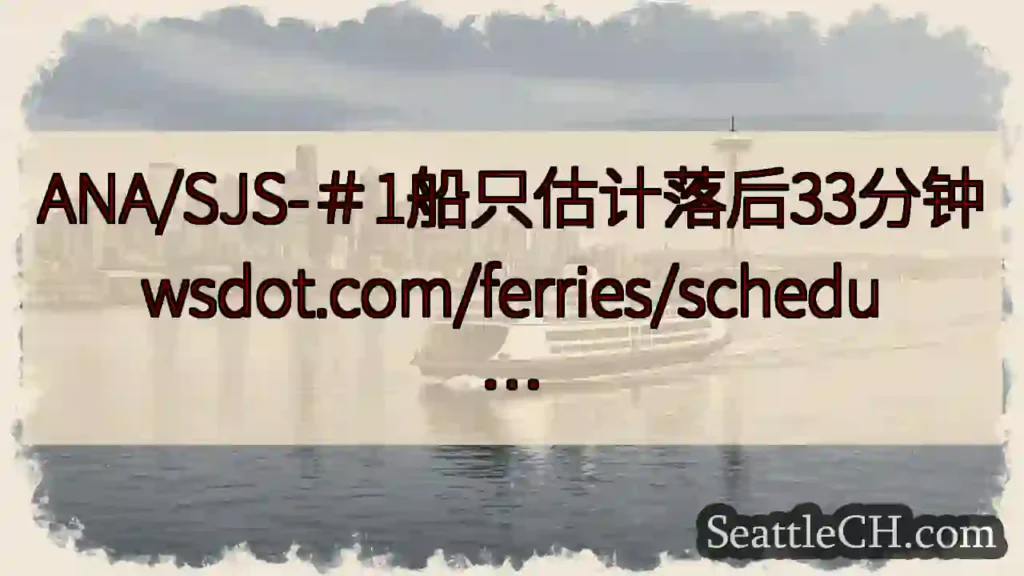 ANA/SJS-＃1船只估计落后33分钟