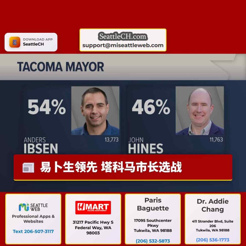 易卜生领先 塔科马市长选战