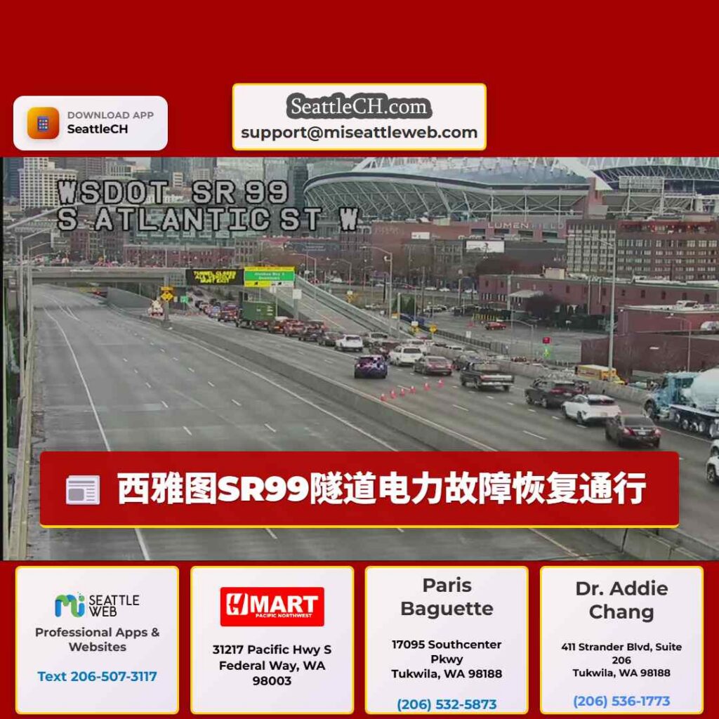 西雅图SR99隧道电力故障恢复通行