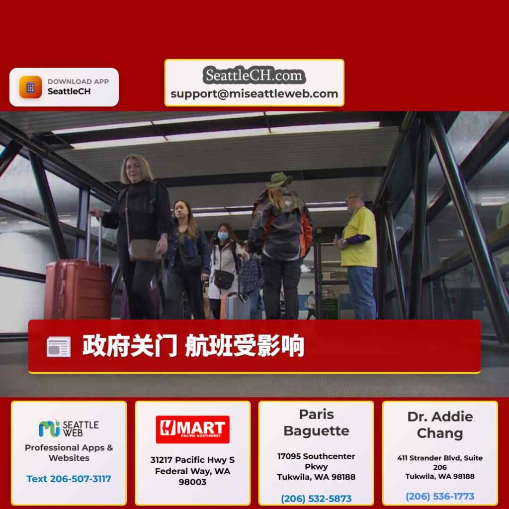 政府关门 航班受影响