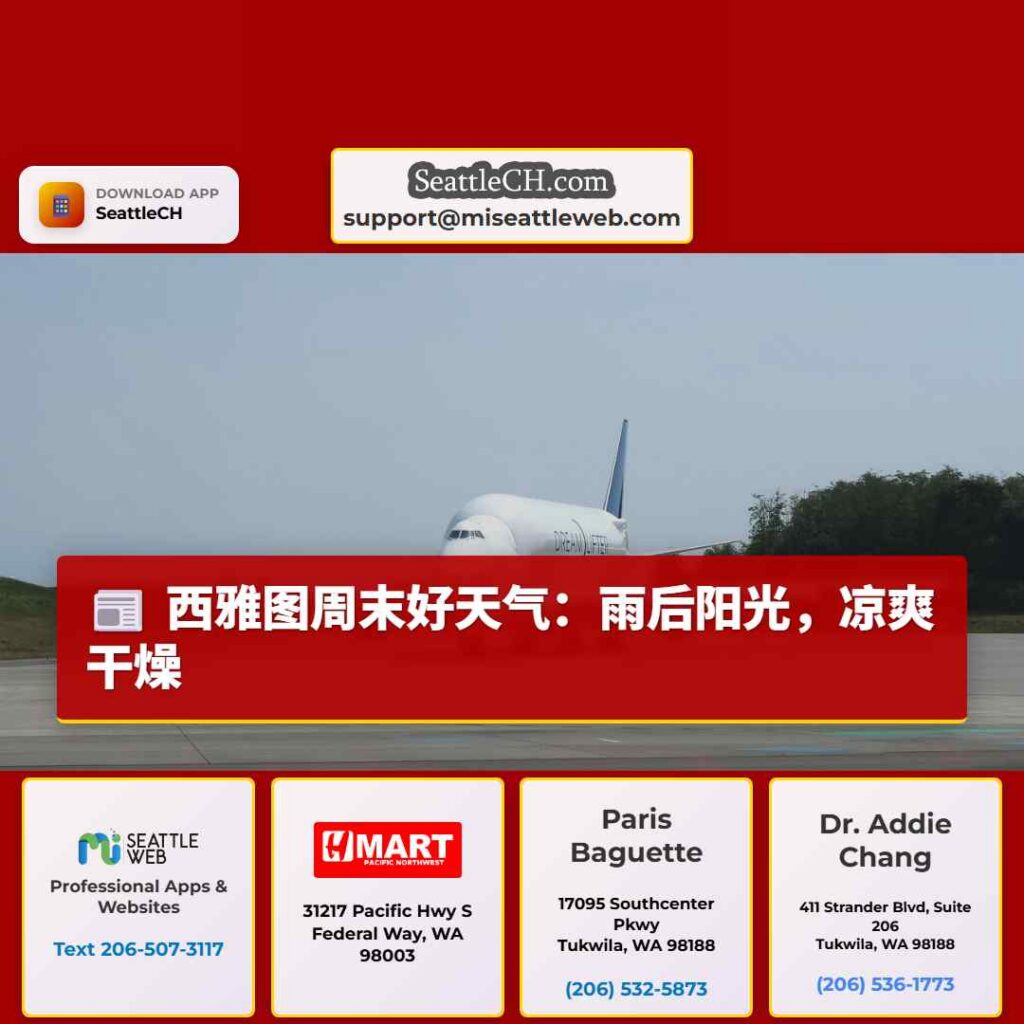 西雅图周末好天气：雨后阳光，凉爽干燥