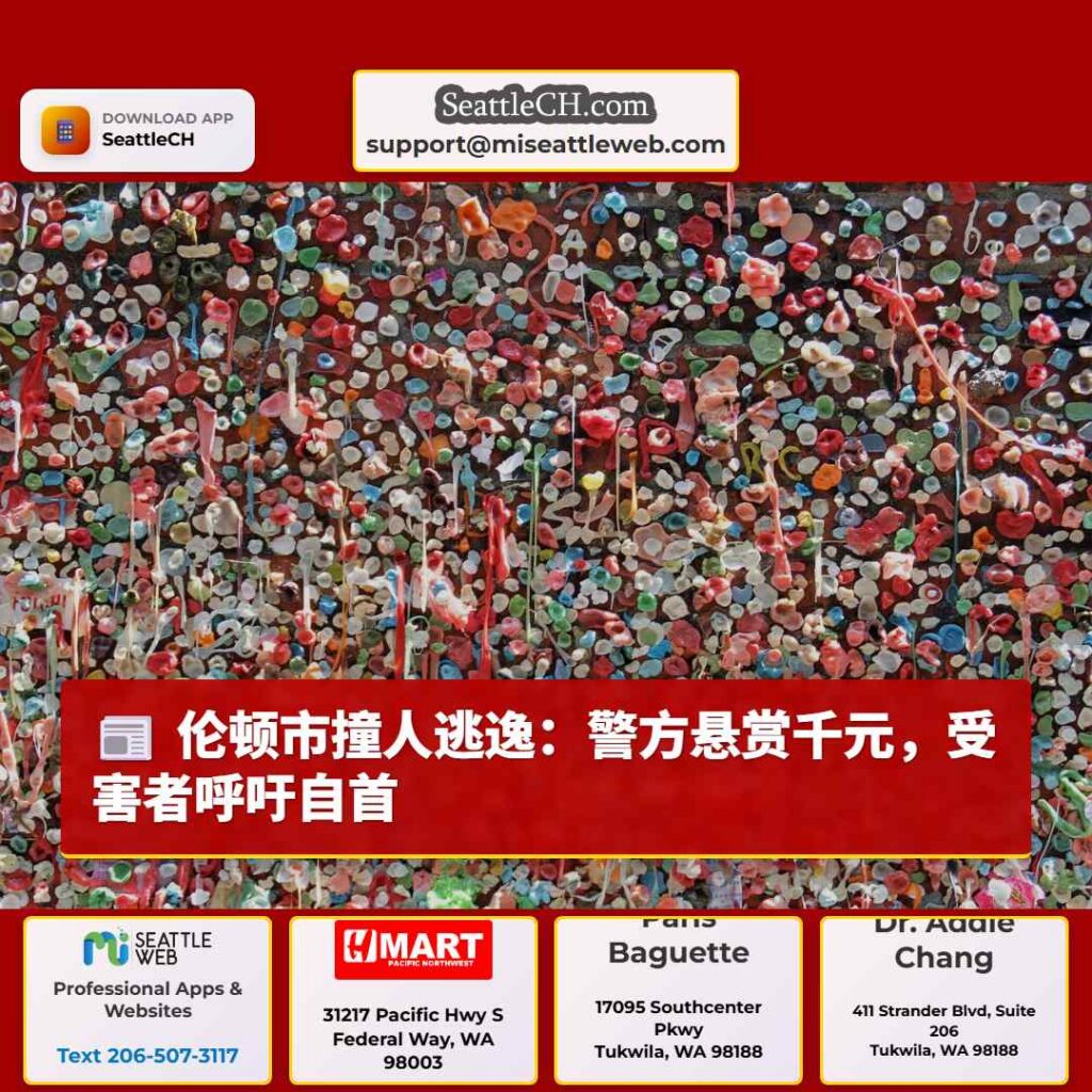 伦顿市撞人逃逸：警方悬赏千元，受害者呼吁自首