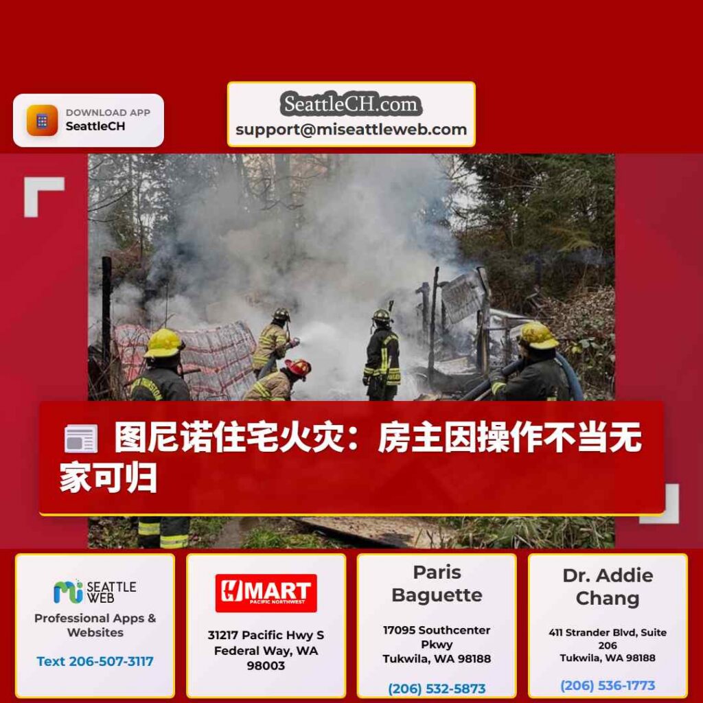 图尼诺住宅火灾：房主因操作不当无家可归